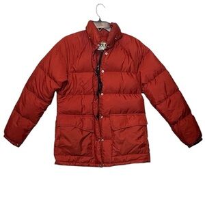 REI Co op Women’s Orange Goosedown Puffer Jacket size large